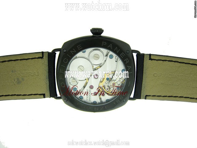 replica Panerai "BLACK SEAL" RADIOMIR BLACK PVD STEEL 45mm LIMITED 1500 PCS WATCHES 1 