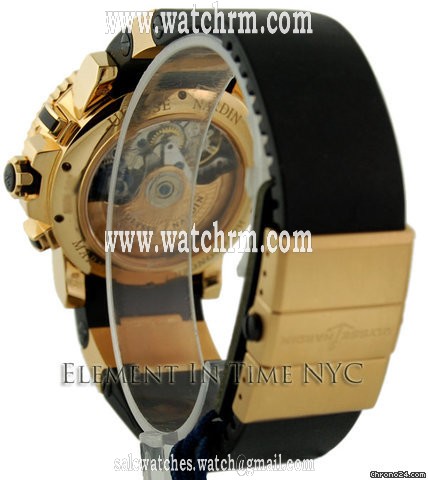 replica Ulysse Nardin Maxi Marine Diver Chrono Rose Gold 8006-102 B+P WATCHES 1 