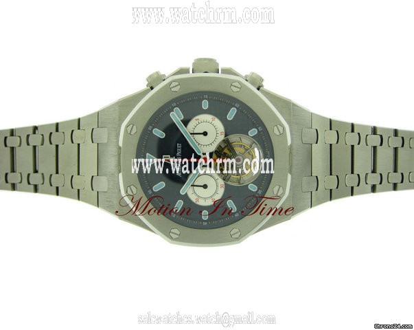 Audemars Piguet ROYAL OAK OFFSHORE XL TOURBILLON CHRONOGRAPH STEEL "BLUE"