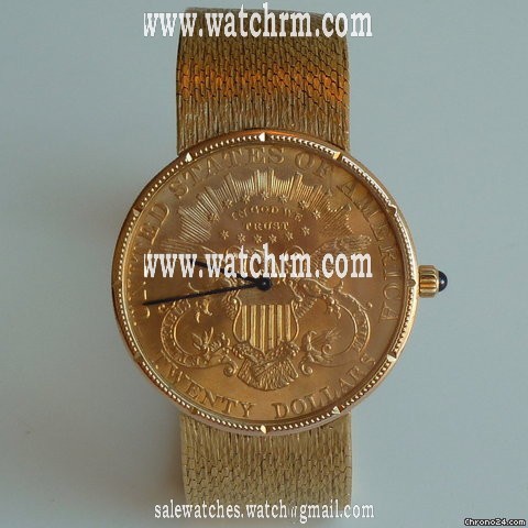 Corum $20 double eagle gold coin timepiece