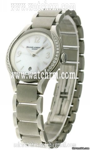 Baume & Mercier Ilea Ladies watch mit diamanten Stainless Steel M0A08771