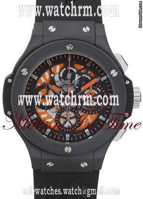 Hublot BIG BANG "AERO BANG" ALL BLACK "ORANGE" LIMITED 500 PIECES