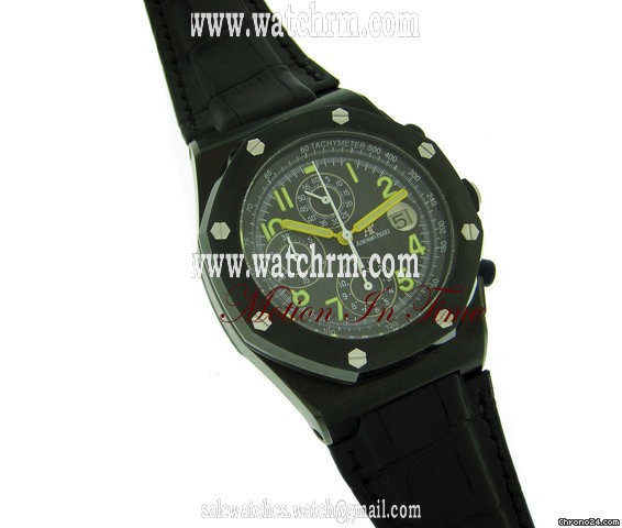 replica Audemars Piguet "END OF DAYS" REMAKE BLACK PVD - OFFSHORE - SPECIAL ED. WATCHES 1 