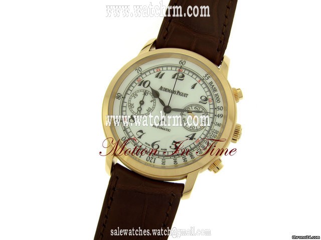 replica Audemars Piguet JULES AUDEMARS CHRONOGRAPH AUTOMATIC ROSE GOLD NEW MODEL WATCHES 1 
