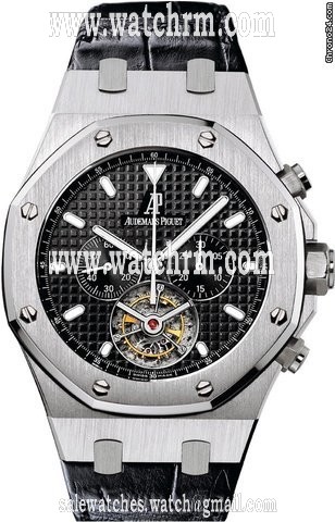 Audemars Piguet ROYAL OAK TOURBILLON CHRONOGRAPH STAINLESS STEEL "BLACK" NEW