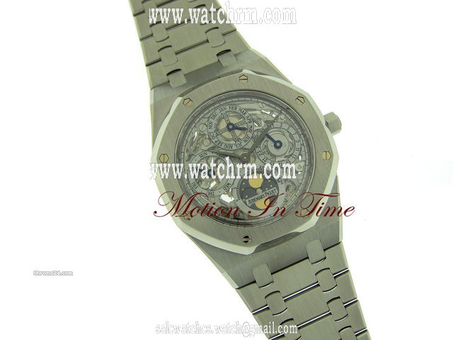 replica Audemars Piguet ROYAL OAK "PERPETUAL CALENDAR SKELETON" SPECIAL EDITION WATCHES 1 