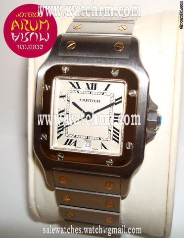 Cartier Santos Acero y Oro