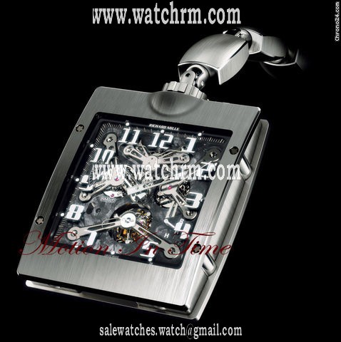 Richard Mille RM-20 TOURBILLON POCKET WATCH SPECIAL EDITION 62mm TITANIUM
