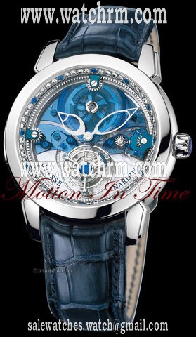 Ulysse Nardin ROYAL BLUE MYSTERY TOURBILLON SKELETON PLATINUM LIMTD 99 PCS WATCHES 2