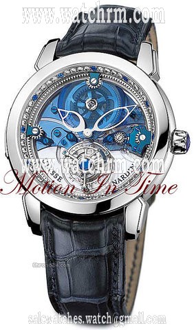 Ulysse Nardin ROYAL BLUE MYSTERY TOURBILLON SKELETON PLATINUM LIMTD 99 PCS