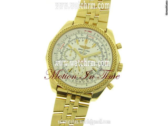 replica Breitling BENTLEY MOTORS YELLOW GOLD ON BRACELET "SPECIAL EDITION" WATCHES 1 