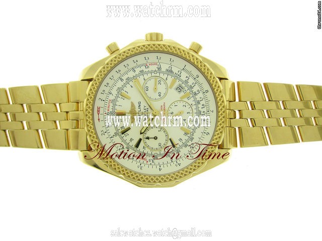 Breitling BENTLEY MOTORS YELLOW GOLD ON BRACELET "SPECIAL EDITION"