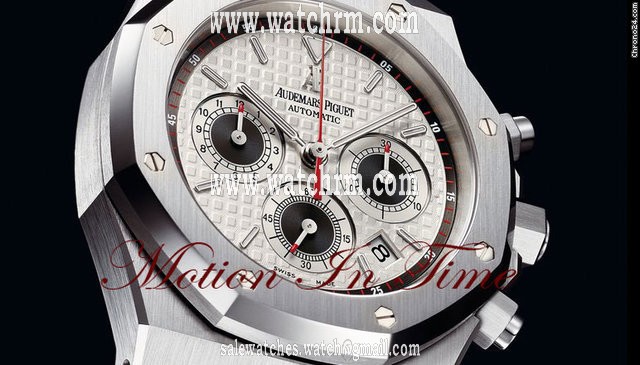 Audemars Piguet ROYAL OAK CHRONOGRAPH AUTOMATIC "NEW-STYLE" WHITE DIAL