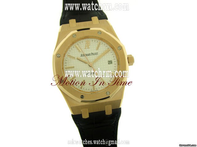 replica Audemars Piguet ROYAL OAK AUTOMATIC ROSE GOLD ON STRAP - NEW 2011 WATCHES 1 