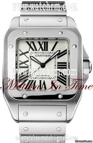 Cartier SANTOS 100 XL STAINLESS STEEL ON BRACELET AUTOMATIC-NEW 2011