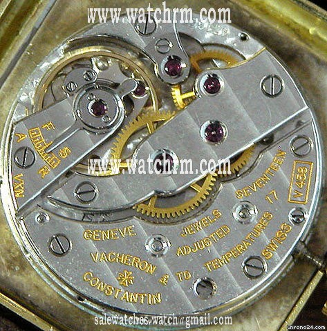 replica Vacheron Constantin 18K SQUARE MANUAL WIND WATCHES 1 
