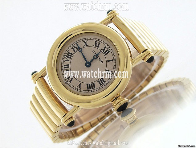 Cartier Damen "DIABOLO" 750/- Gelbgold Quarz