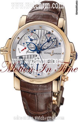 Ulysse Nardin SONATA CATHEDRAL DUAL TIME ALARM ROSE GOLD 2010 MODEL 42mm