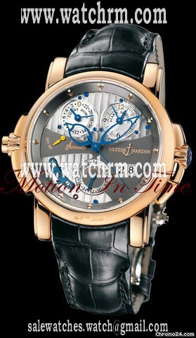 Ulysse Nardin SONATA CATHEDRAL DUAL TIME ALARM ROSE GOLD NEW MODEL 42mm
