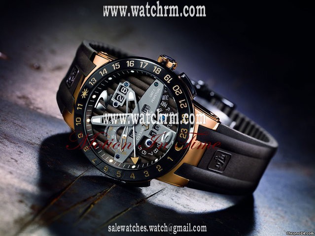 replica Ulysse Nardin "EL TORO" GMT PERPETUAL CALENDAR ROSE GOLD LIMITED 500 PCS WATCHES 1