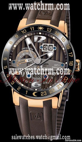 Ulysse Nardin "EL TORO" GMT  PERPETUAL CALENDAR ROSE GOLD LIMITED 500 PCS
