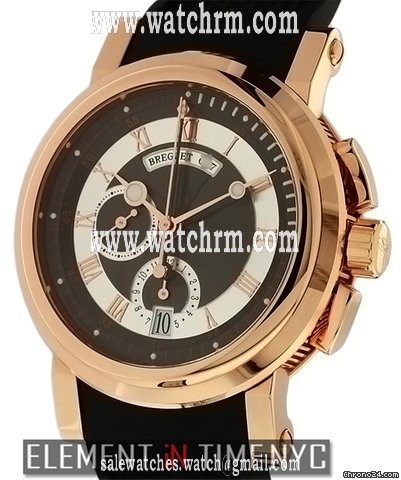 Breguet Marine Chronograph Rose Gold/Rubber 5827