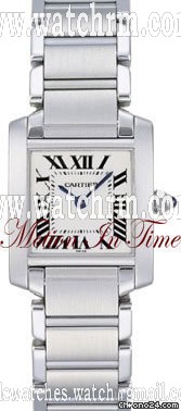 Cartier TANK FRANCAISE LADIES' STAINLESS STEEL QUARTZ - NEW 2011