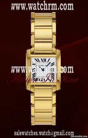 Cartier TANK FRANCAISE LADIES' 18KT YELLOW GOLD ON BRACELET - NEW