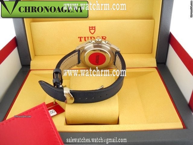replica Tudor TUDOR CHRONO NEW REF.79390P BLUE DIAL TUDOR CHRONO ACCIAIO PELLE NUOVO REF.79390P WATCHES 1 