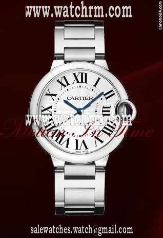 Cartier BALLON BLEU MEDIUM SIZE STAINLESS STEEL AUTOMATIC - NEW 2011