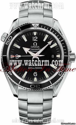 Omega PLANET OCEAN 42mm STAINLESS STEEL ON BRACELET BLACK DIAL NEW