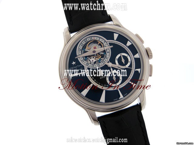 replica Zenith CHRONOMASTER ACADEMY TOURBILLON WHITE GOLD LIMITED 50 PIECES WATCHES 1 