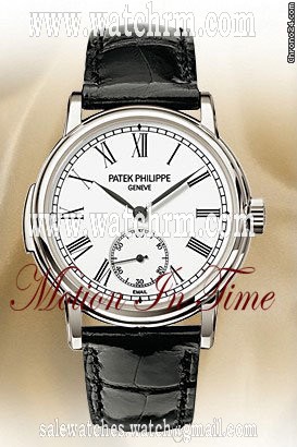 Patek Philippe 5078P MINUTE REPEATER AUTOMATIC PLATINUM WHITE ENAMEL DIAL