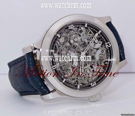 replica Jaeger-LeCoultre MASTER EIGHT DAYS PERPETUAL SKELETON PLATINUM LIMITED 100 PC WATCHES 1 