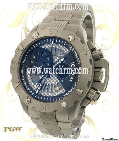 Zenith 95.0527.4021/02.M530 Ltd. Ed. Defy Extreme Open, Titanium
