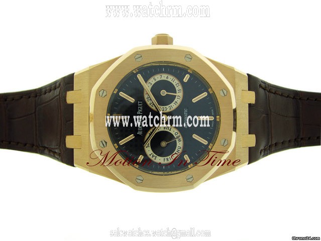 Audemars Piguet ROYAL OAK DAY-DATE ROSE GOLD 40mm ON CROCODILE STRAP - NEW