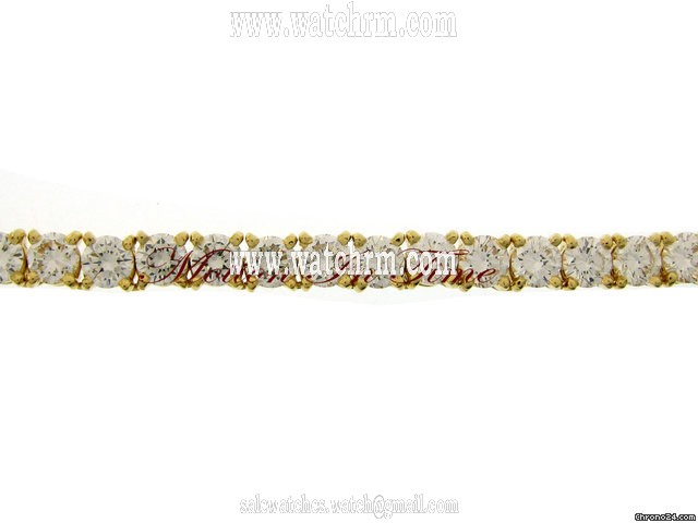 replica Cartier DIAMOND TENNIS NECKLACE YELLOW GOLD 25ct "CARTIER SIGNATURE" WATCHES 1 