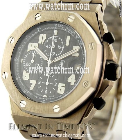 Audemars Piguet Royal Oak Offshore Chrono Titanium Black Dial