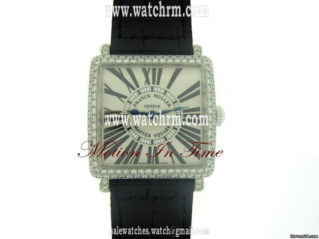 Franck Muller MASTER SQUARE LADIES' WHITE GOLD DIAMOND