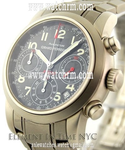Girard Perregaux Ferrari F300 Chrono Steel Black Dial 8020