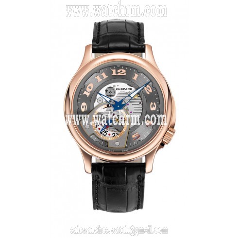 Chopard LUC Limited Edition 18k Rose Gold Silver Dial Men's Watch 161888-5003