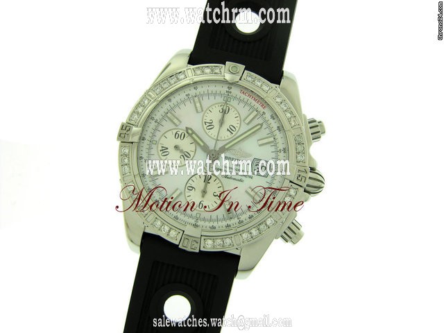 replica Breitling CHRONOMAT EVOLUTION "AERO" DIAMOND STAINLESS STEEL 2010 NEW WATCHES 1 