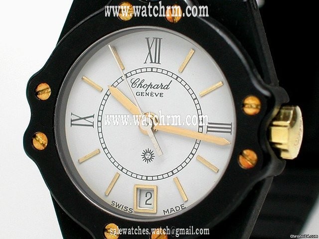 replica Chopard Damen "ST. MORITZ" Edelstahl / Gelbgold Quarz WATCHES 1 