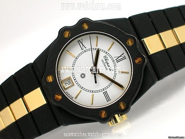Chopard Damen "ST. MORITZ" Edelstahl / Gelbgold Quarz