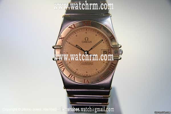 replica Omega CONSTELLATION CHRONOMETER STAHL / 750 18K GOLD WATCHES 1 