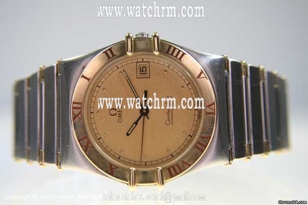 Omega CONSTELLATION CHRONOMETER STAHL / 750 18K GOLD