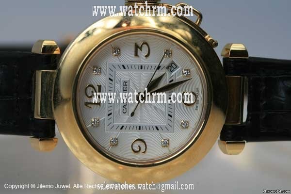 replica Cartier PASHA DE CARTIER AUTOMATIK 750 18 K GELBGOLD MIT DIAMANTZIFF WATCHES 1 