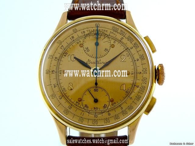 replica Breitling Chronograph, 18k Rose Gold WATCHES 1 
