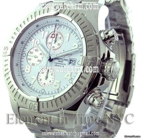 Breitling Super Avenger Chrono White Dial A13370
