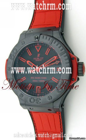 replica Hublot BIG BANG KING "ALL BLACK-RED" 48mm LIMITED 500 PIECES WATCHES 1 